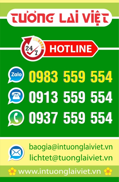 Liên hệ In Lịch Tết TLV