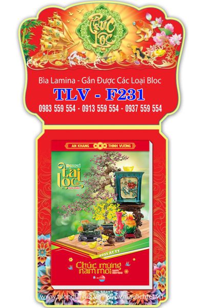 Bìa lịch bloc laminate Thuận Buồm Xuôi Gió