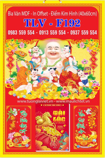 Bìa lịch treo bloc Di Lặc