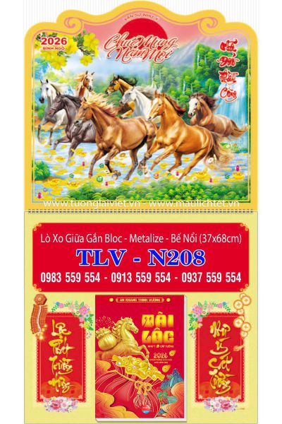 Bìa lịch lò xo Mã Đáo Thành Công