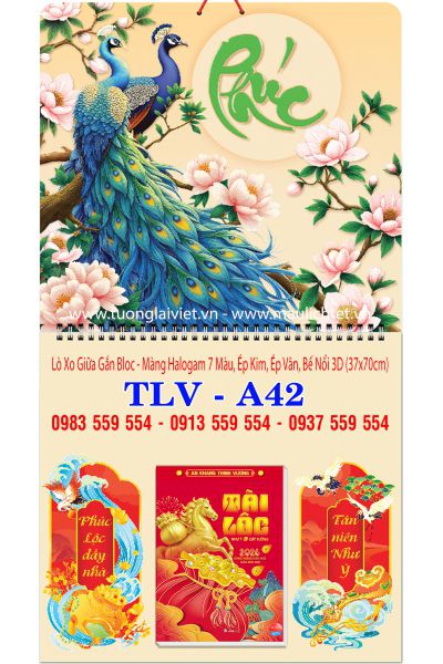 Bìa lịch lò xo Phúc An Khang